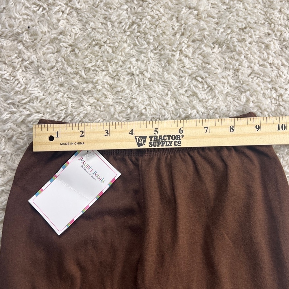 LITTLE GIRLS PETUNIA PETALS MONAGHAN FALL BOW EMBELLISHED PULL ON PANTS NWT SZ4 - Picture 6 of 8